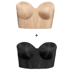 Sutiã Corset Modelador – Elegância e Sustentação [COMPRE 1 LEVE 2] + Alças Removíveis Grátis