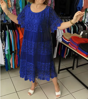 Vestido Karmella - De Renda Leve e Soltinho (Verão 2026)
